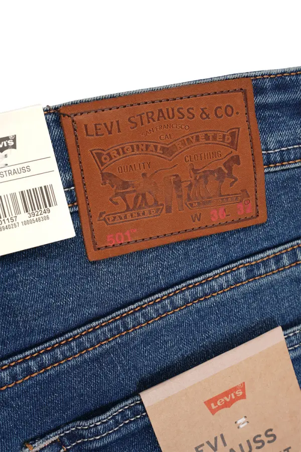 Jean Levi's Bleu délavé 100% Coton Coupe Normal Ref-LV623Z41S