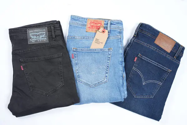 Pack de 3 Levi's De luxe coupe Normal Ref-LX83G52 ( Noir + Bleu petrole + Bleu clair )