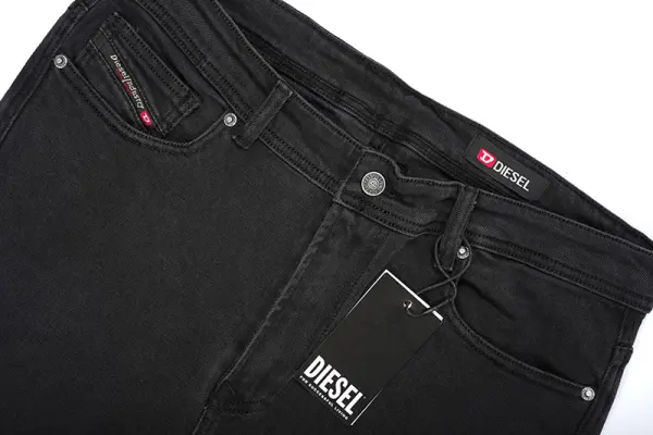 Jean Diesel Gris Noir 100% Coton Coupe Normal Ref-DE5V38
