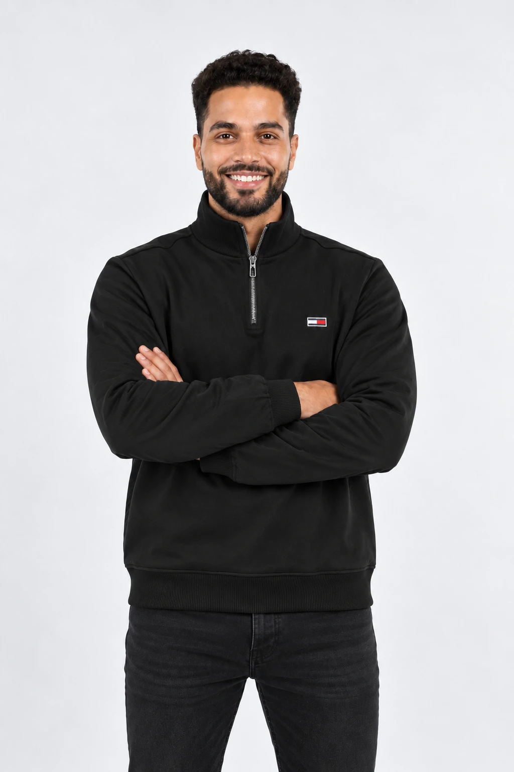 Pack Trio Tommy  Demi-Zip  – 3 Couleurs Premium : Noir, Gris & Beige**