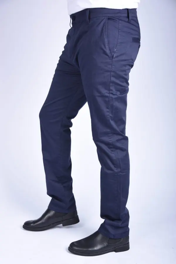 Pantalon en Toile Classique Us Polo Coupe Normale -Bleu marine ref-457