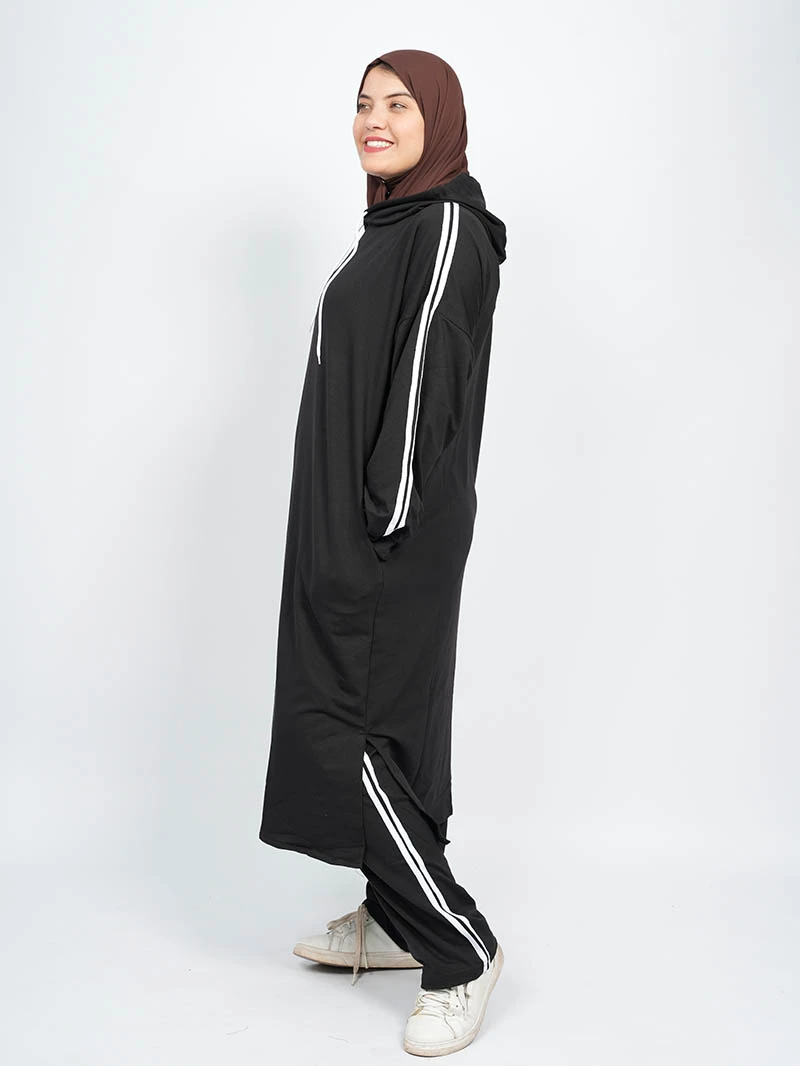 Ensemble Montoni Lycra Capuche longue et pantalon large