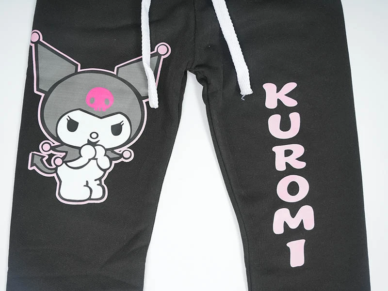 Ensemble 3D Kuromi Noir en premuim montonet Turc
