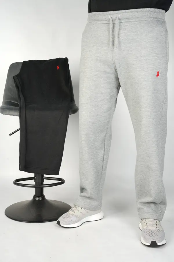 2 Sweatpants RALPH LAUREN Chauds & Doux  ( Gris + Noir ) Ref-RL771NJ