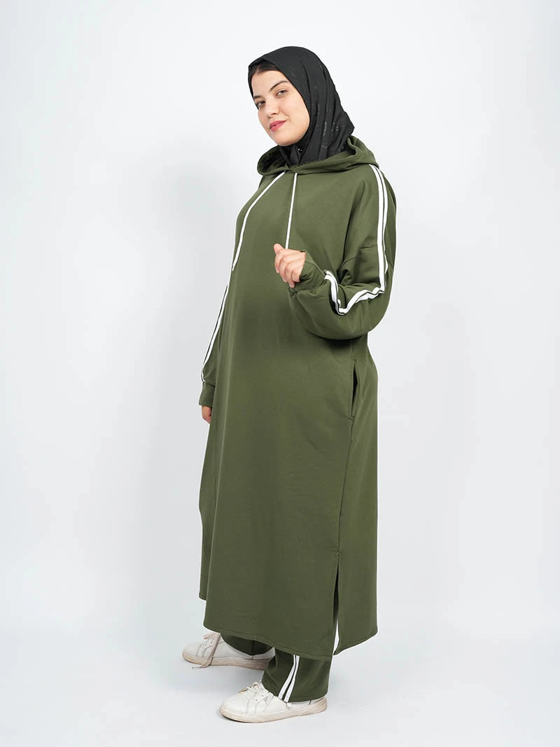 Ensemble Montoni Lycra Capuche longue et pantalon large