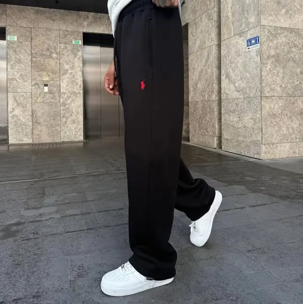 2 Sweatpants RALPH LAUREN Chauds & Doux  ( Gris + Noir ) Ref-RF7BBG77