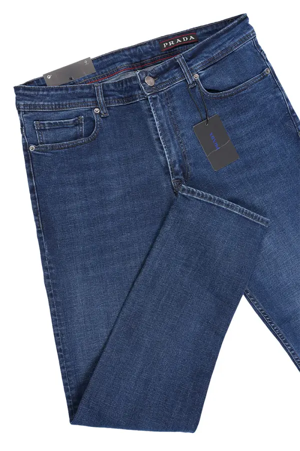 Jean Prada Bleu Jeans100% Coton Coupe Normal Ref-PR55S3110