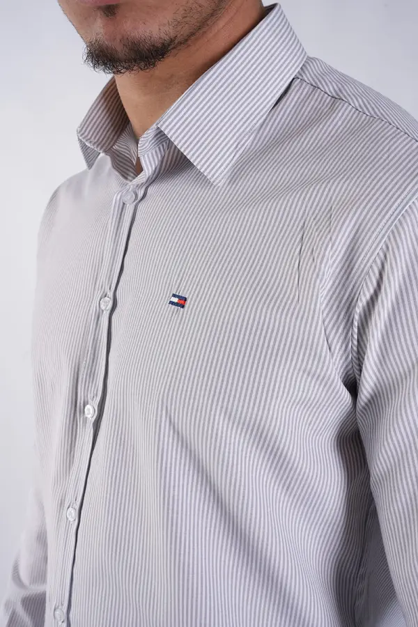 Pack Des Boss – 3 Chemises Tommy Rayée 100% Coton Oxford Ref-TC6331S