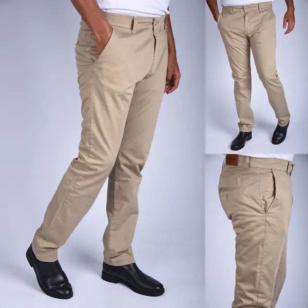 Pack de 3 Pantalons en toile Coupe Normal Ref-Pck7003 ( Gris +Noir+Beige)