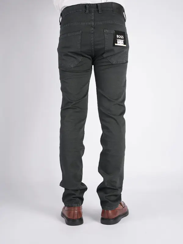 Pantalon en toile piqué léger 100% coton Coupe Normal Ref-HV5ZZ31P ( Gris )