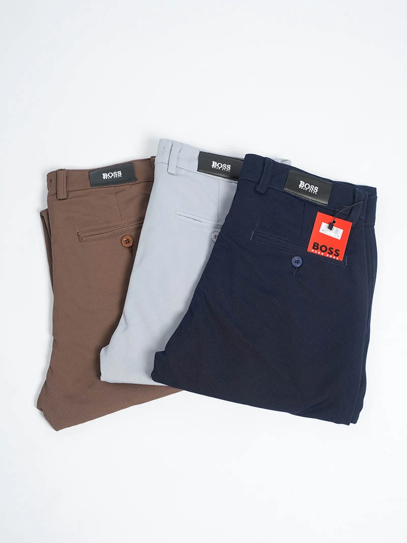 PACK DE 3 PANTALONS BOSS Classique --- L’élégance professionnelle