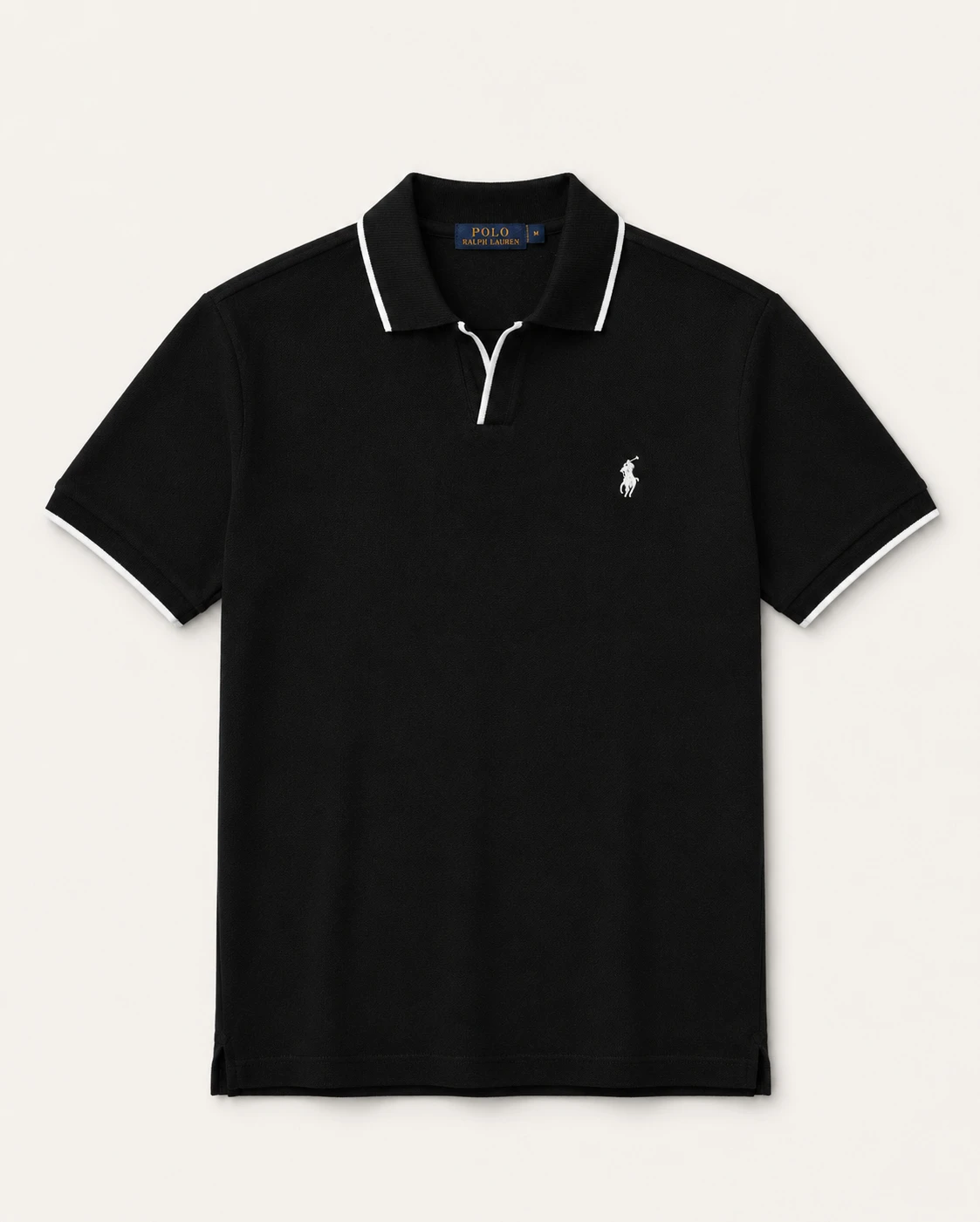 Polo shirt Ralph Lauren col V en coton piqué Premuim