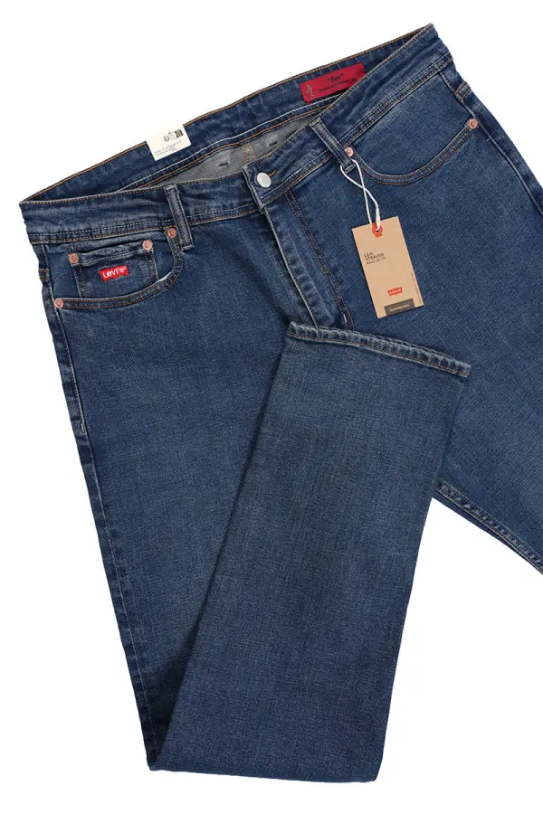 Jean Levi's Bleu délavé 100% Coton Coupe Normal Ref-LV623Z41S