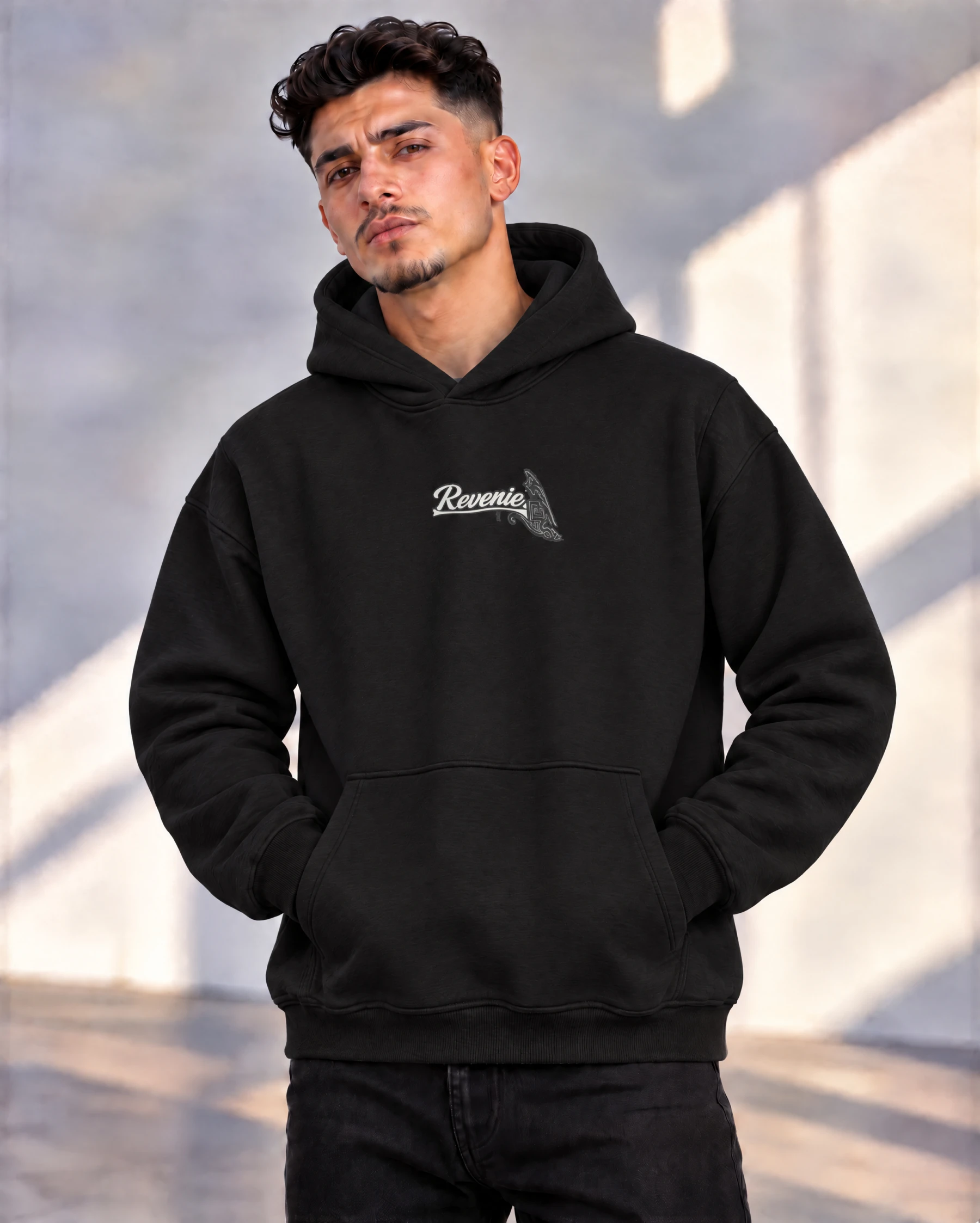 Pack 3 Hoodies Oversize Unisex , Designs Uniques, Impression DTF «ق» «حلم»