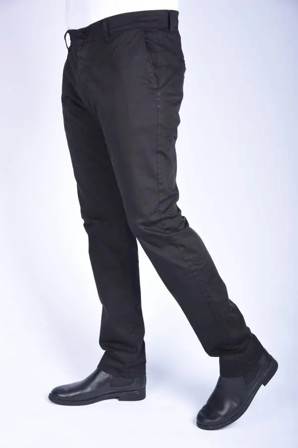 Pantalon en Toile Classique Us Polo Coupe Normale -Noir Ref-456