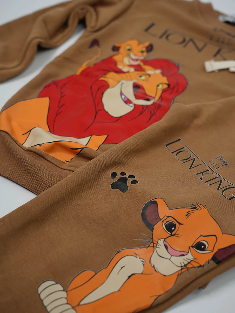 Ensemble 3D Simba Marron  en premuim montonet Turc