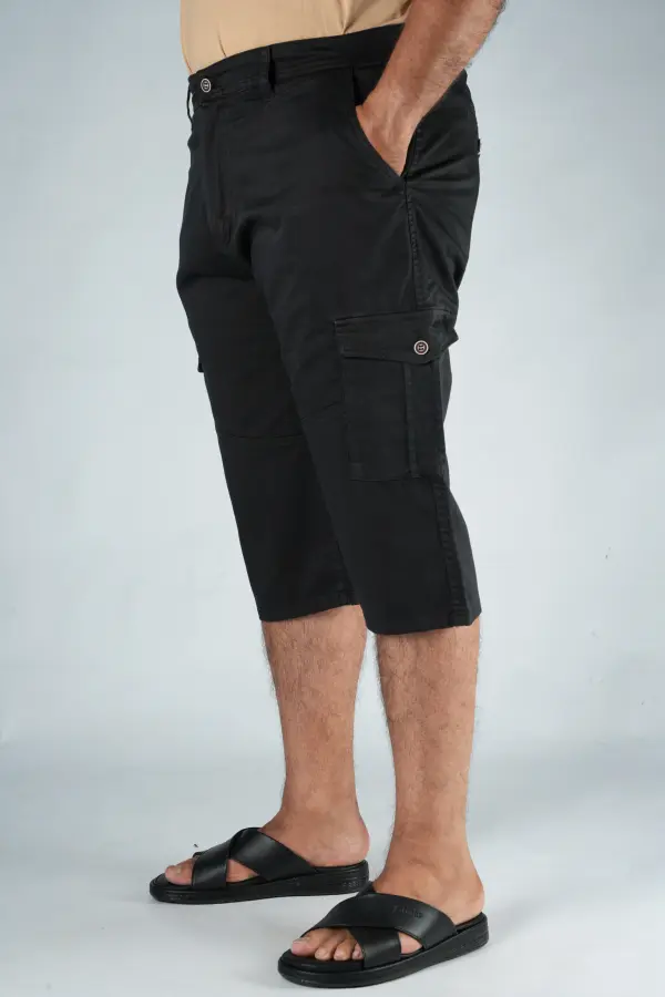 Pack de 3 Pantacourt Massimo Dutti En Toile Léger Ref-PM66251J ( Vert Royale + Beige + Noir )