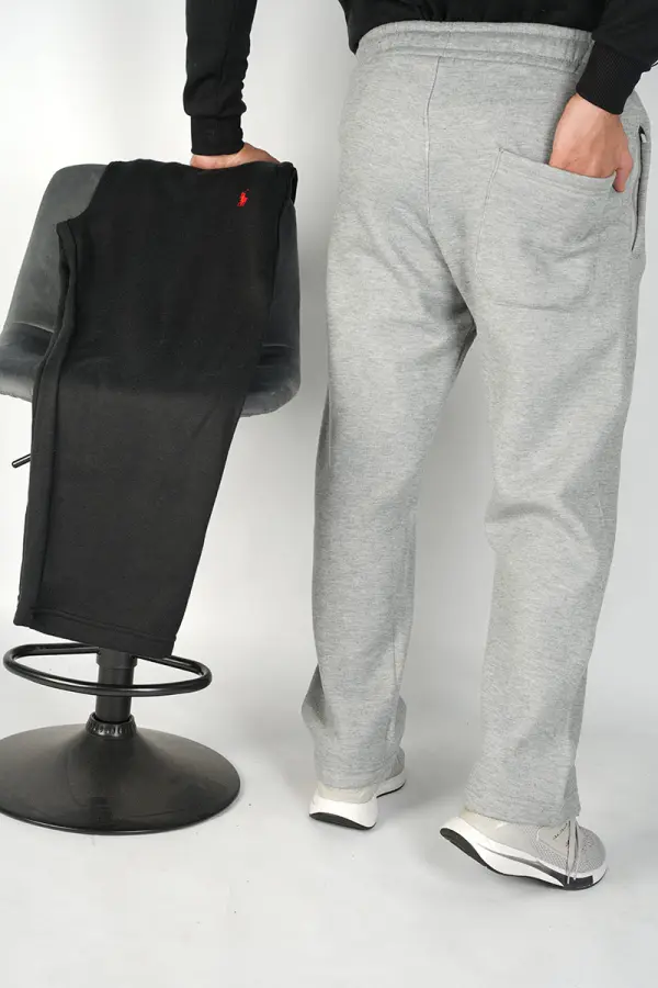 2 Sweatpants RALPH LAUREN Chauds & Doux  ( Gris + Noir ) Ref-RL771NJ
