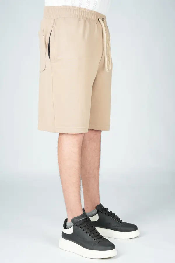 Short Tommy  de jogging en Pur coton legé Ref-TJ18775V