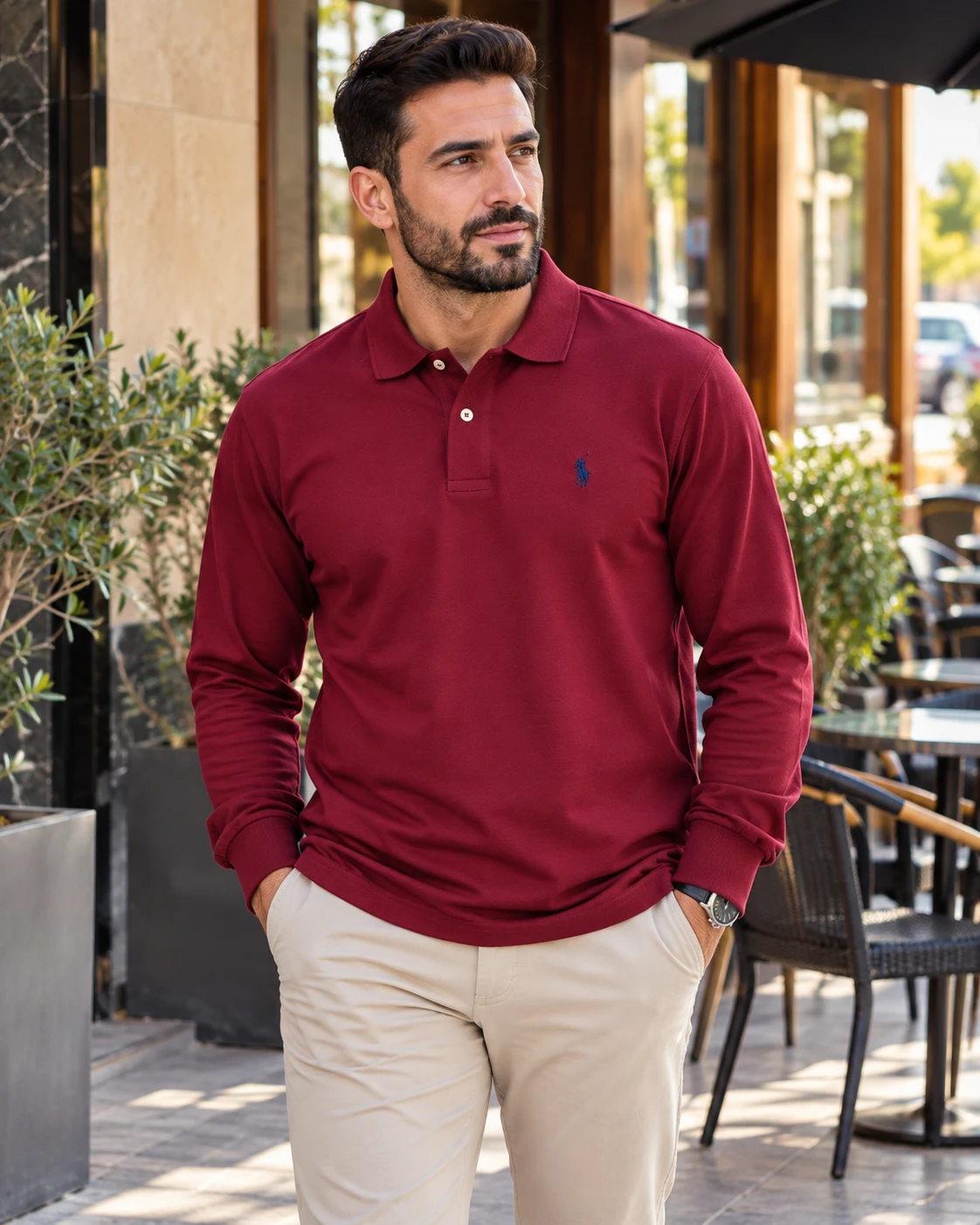Pack de 3 Polo Ralph ( Bordeau+biege+Noir )— L’ESSENTIEL DU STYLE MASCULIN