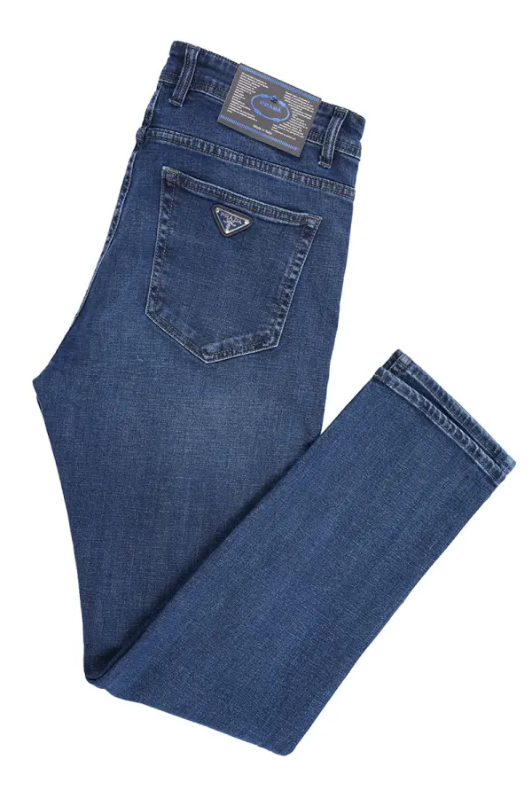 Jean Prada Bleu Jeans100% Coton Coupe Normal Ref-PR55S3110