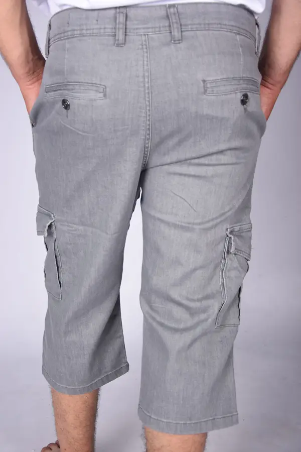 Pantacourt Massimo En Jeans Léger Ref-PA63280 ( Gris )
