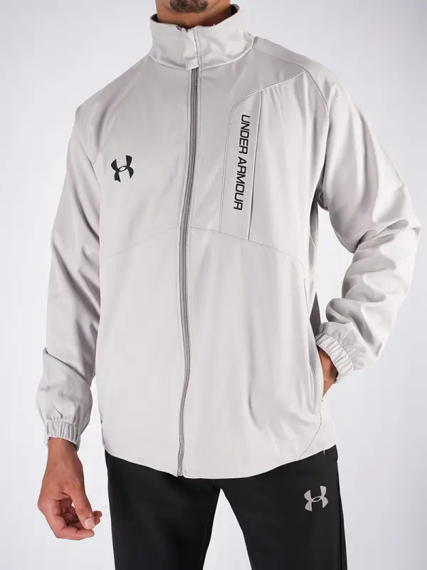 Survêtement Under Armour Chic & comfortable Ref-SV17210G ( Gris Clair + Noir )