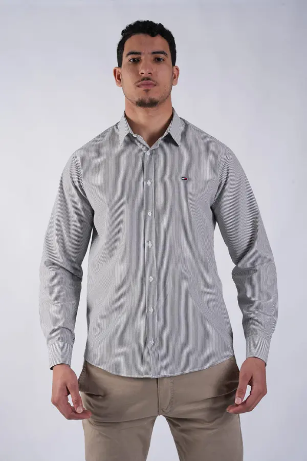 Pack Des Boss – 3 Chemises Tommy Rayée 100% Coton Oxford Ref-TC6331S