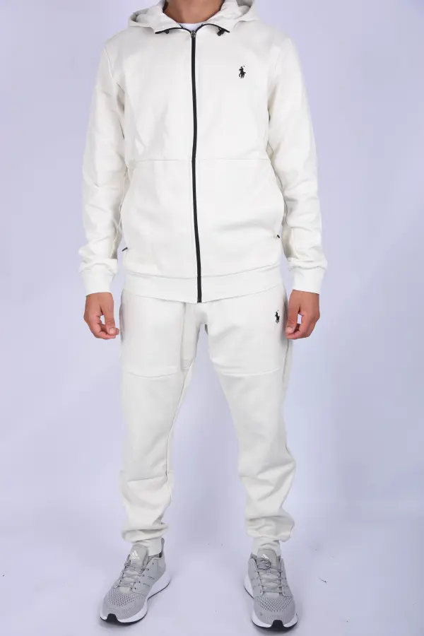 Survêtement Polo en pur coton Ref-RL-Beige-J316