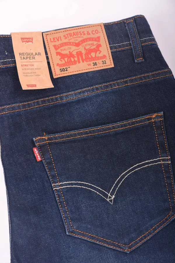 Pack de 3 jeans De luxe coupe Normal  ( Bleu petrole + Bleu clair + Gris )