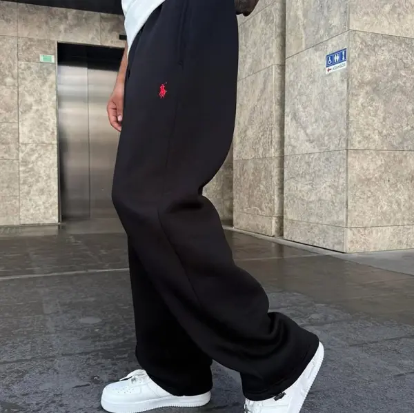2 Sweatpants RALPH LAUREN Chauds & Doux  ( Gris + Noir ) Ref-RF7BBG77