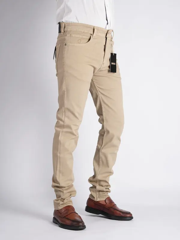 Pack de 3 Pantalons en toile piqué léger 100% coton Coupe Normal Ref-BP3661N9 ( Biege + Noir + Vert Royale )