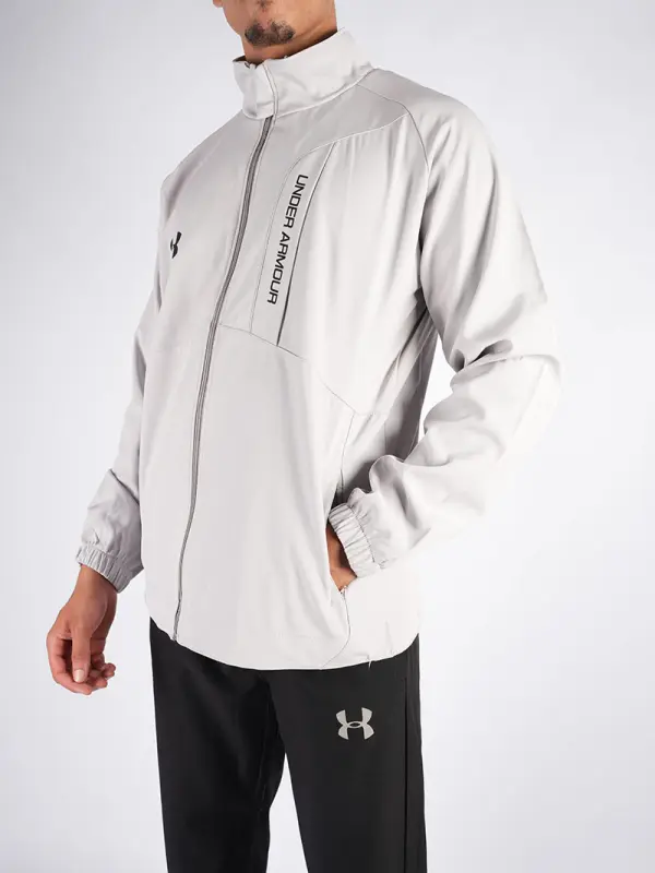 Survêtement Under Armour Chic & comfortable Ref-SV17210G ( Gris Clair + Noir )