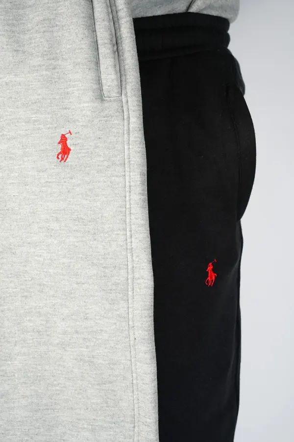 2 Sweatpants RALPH LAUREN Chauds & Doux  ( Gris + Noir ) Ref-RL771NJ