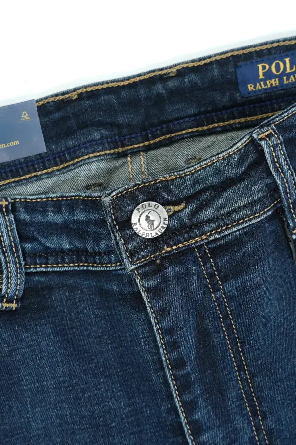 Jean Polo Bleu Sable 100% Coton Coupe Normal Ref-PO55SF31V