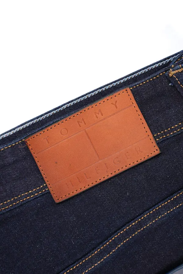 Jean Tommy Bleu Petrole 100% Coton Coupe Normal Ref-THB03F61