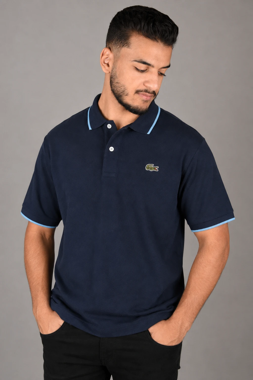 Polo shirt Lacost classic en coton piqué Premuim