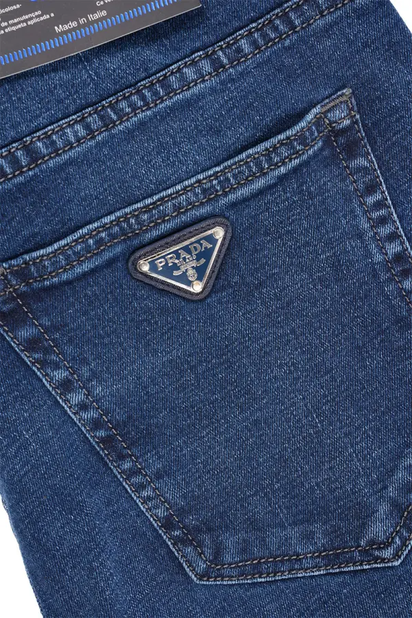 Jean Prada Bleu Jeans100% Coton Coupe Normal Ref-PR55S3110