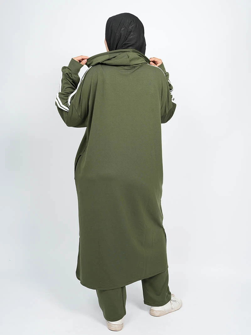 Ensemble Montoni Lycra Capuche longue et pantalon large