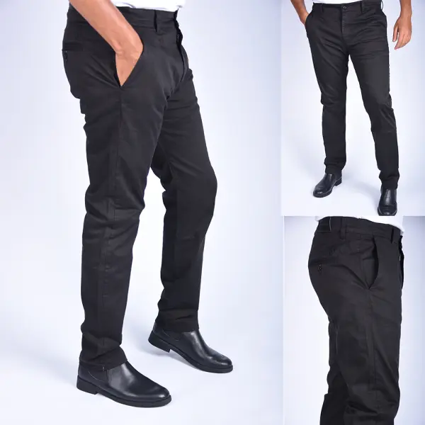 Pack de 3 Pantalons en toile Coupe Normal Ref-Pck7003 ( Gris +Noir+Beige)