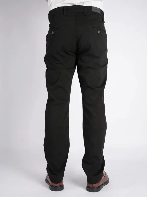 Pack de 3 Pantalons en toile piqué de Luxe  poches Coté Ref-pck543NV ( Beige + Noir + Gris )