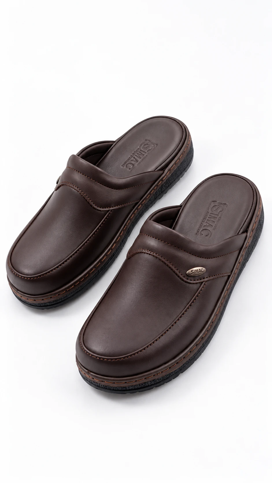 Sabot Médical Homme  – Cuir Naturel & Semelle en Polyuréthane 🇲🇦