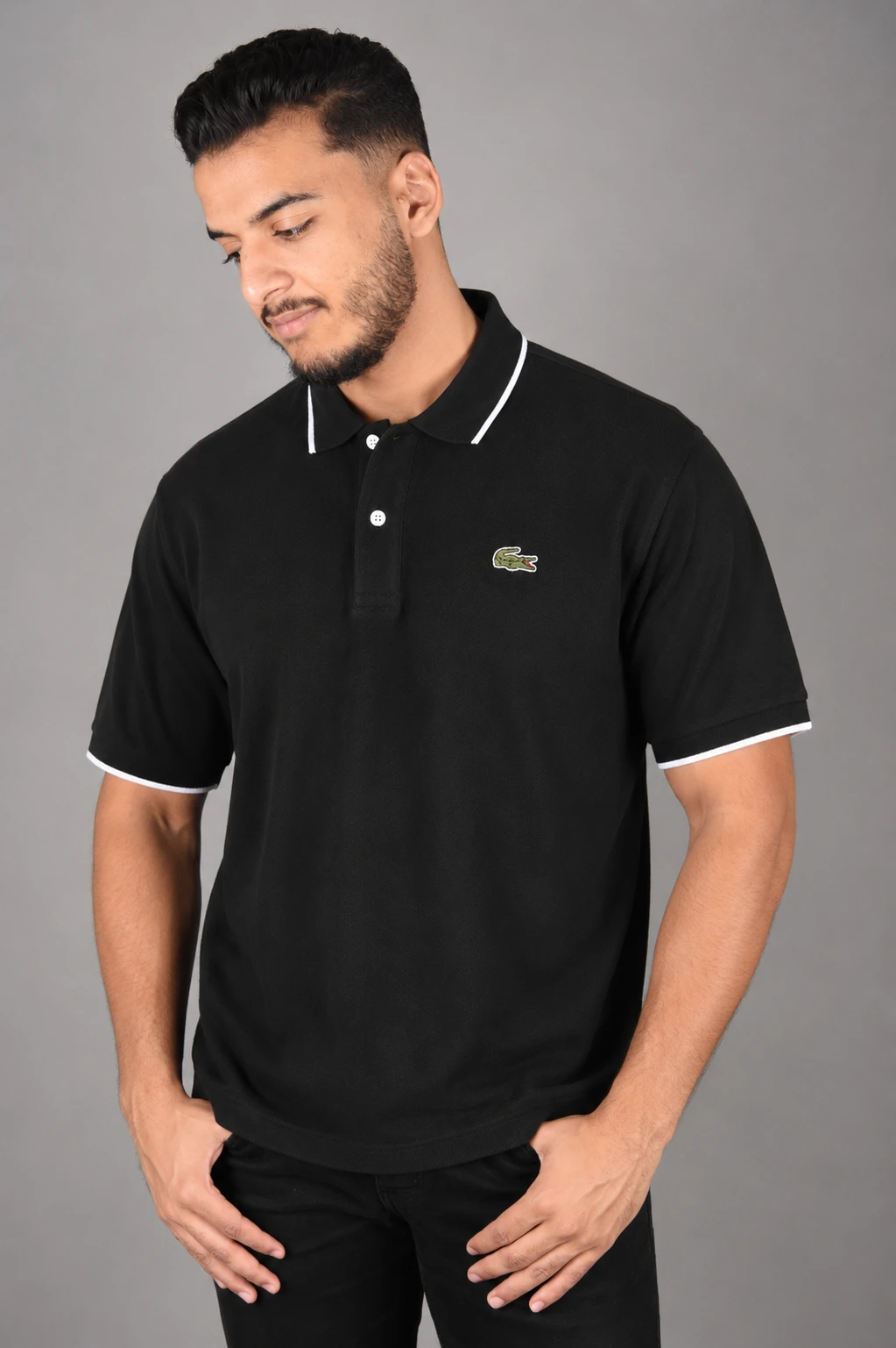 Polo shirt Lacost classic en coton piqué Premuim