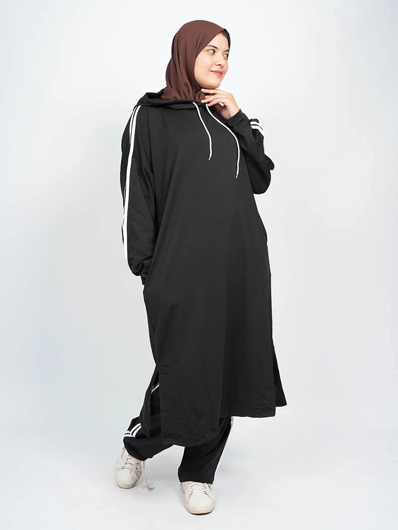 Ensemble Montoni Lycra Capuche longue et pantalon large