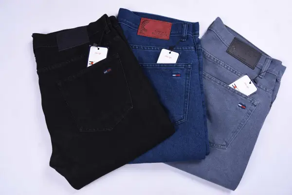 Pack de 3 jeans Tommy Coupe Normal Ref-DFD9001 ( Gris - Noir - Bleu )
