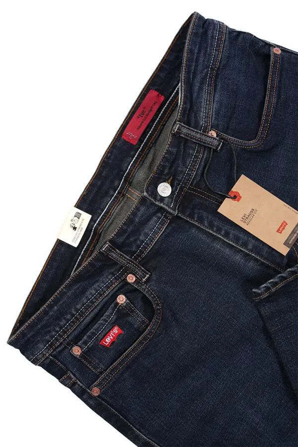 Jean Levi's Bleu Marron 100% Coton Coupe Normal Ref-LV623Z41S