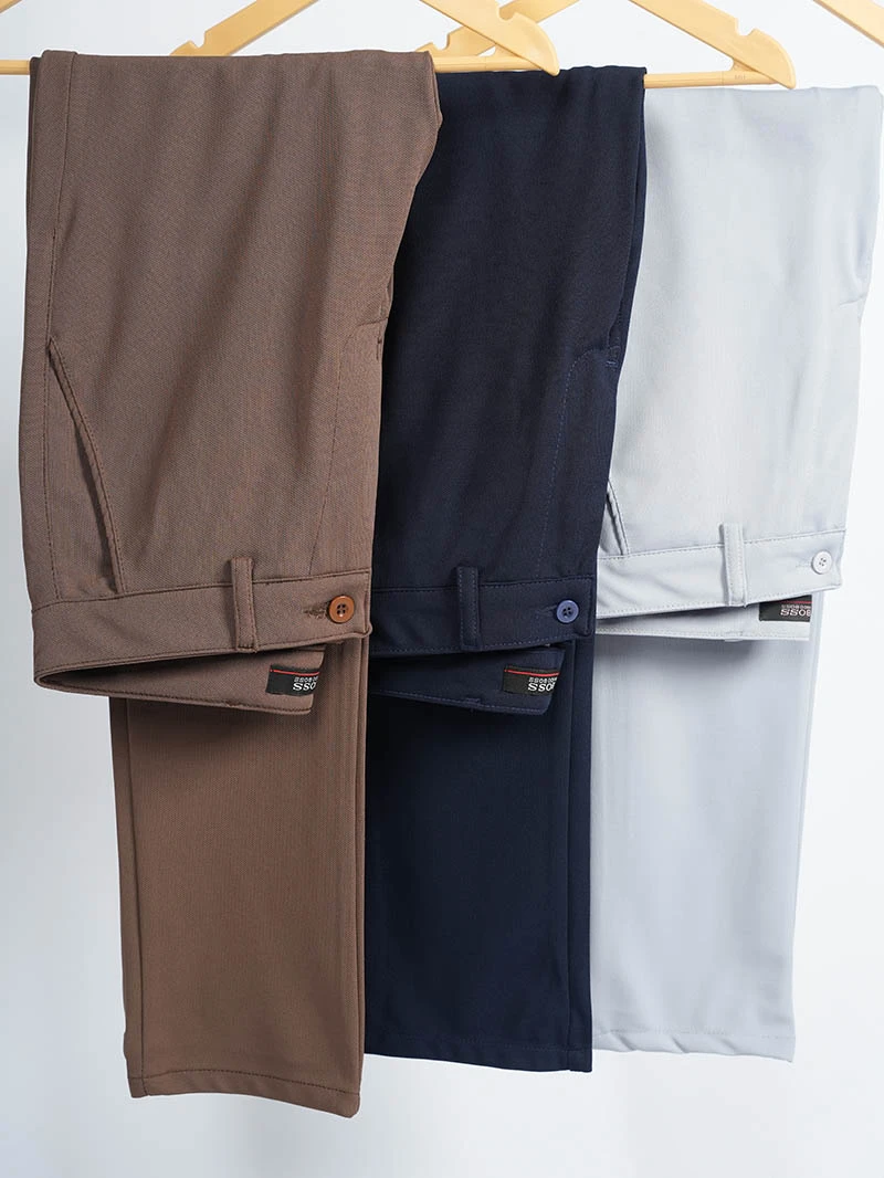 PACK DE 3 PANTALONS BOSS Classique --- L’élégance professionnelle