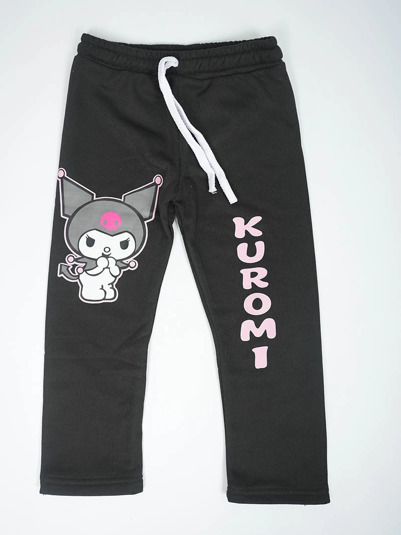 Ensemble 3D Kuromi Noir en premuim montonet Turc