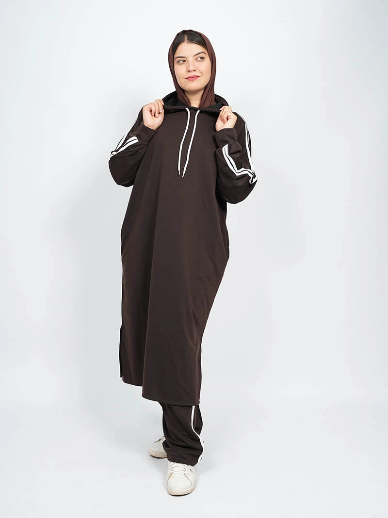 Ensemble Montoni Lycra Capuche longue et pantalon large