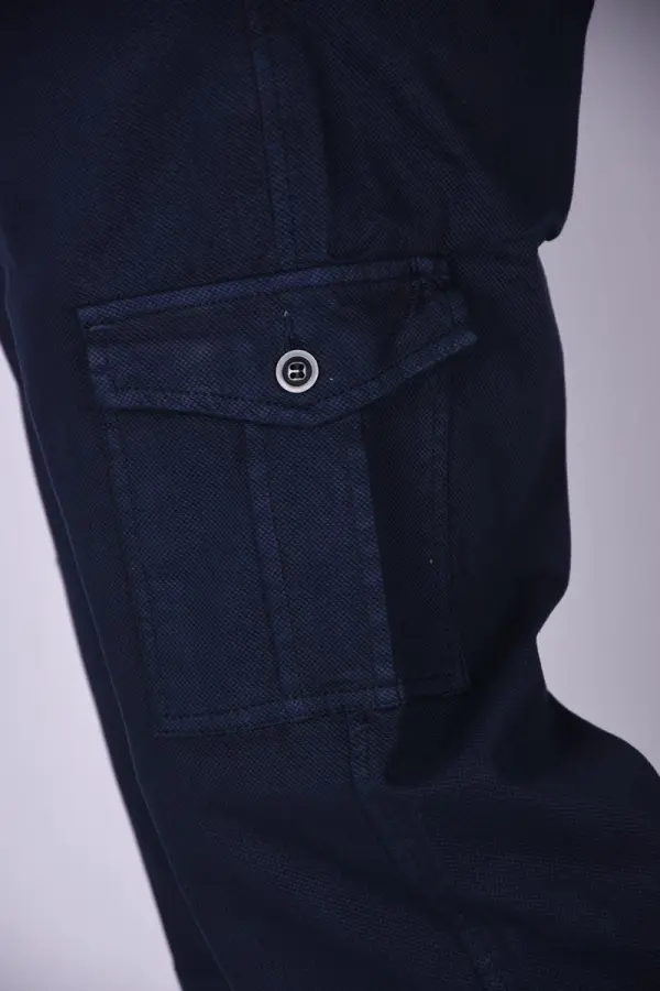 Pantacourt Burberry en toile Piqué Ref-BU101076 ( Bleu marine )